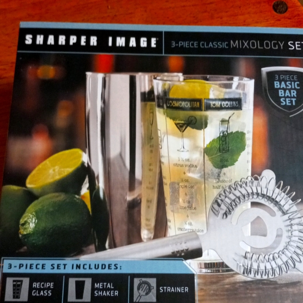 3 piece basic bar set